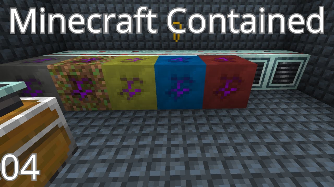 Minecraft Contained - ep: 04 - Consegui minérios novos e Fiz gerador de fluidos
