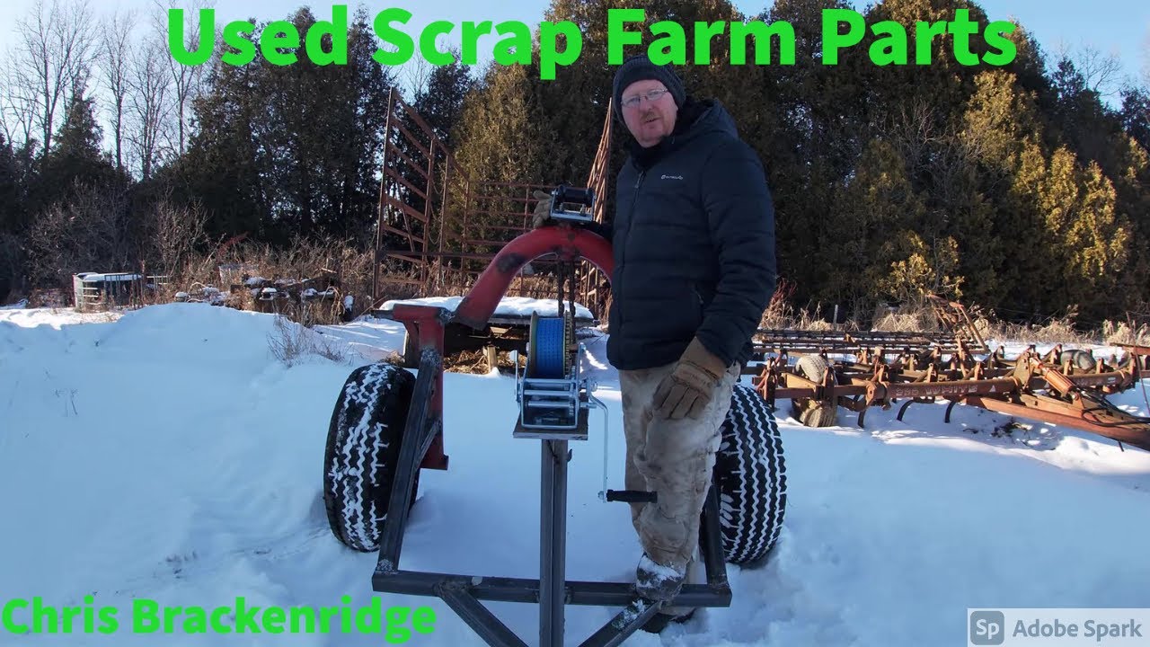 #15 Log Skidding Made Easy - Homemade Log Arch Build