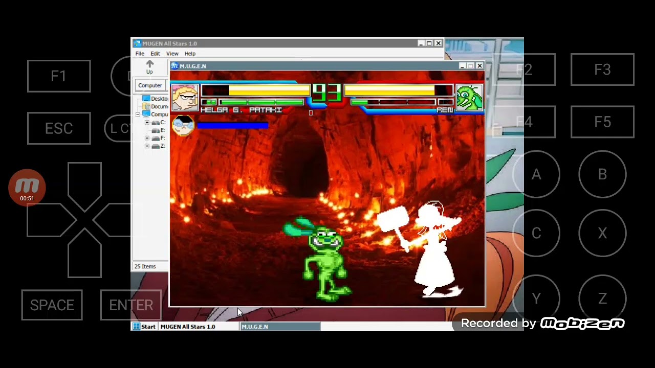 Mugen Battle #3064: Helga Pataki vs Ren Hoek