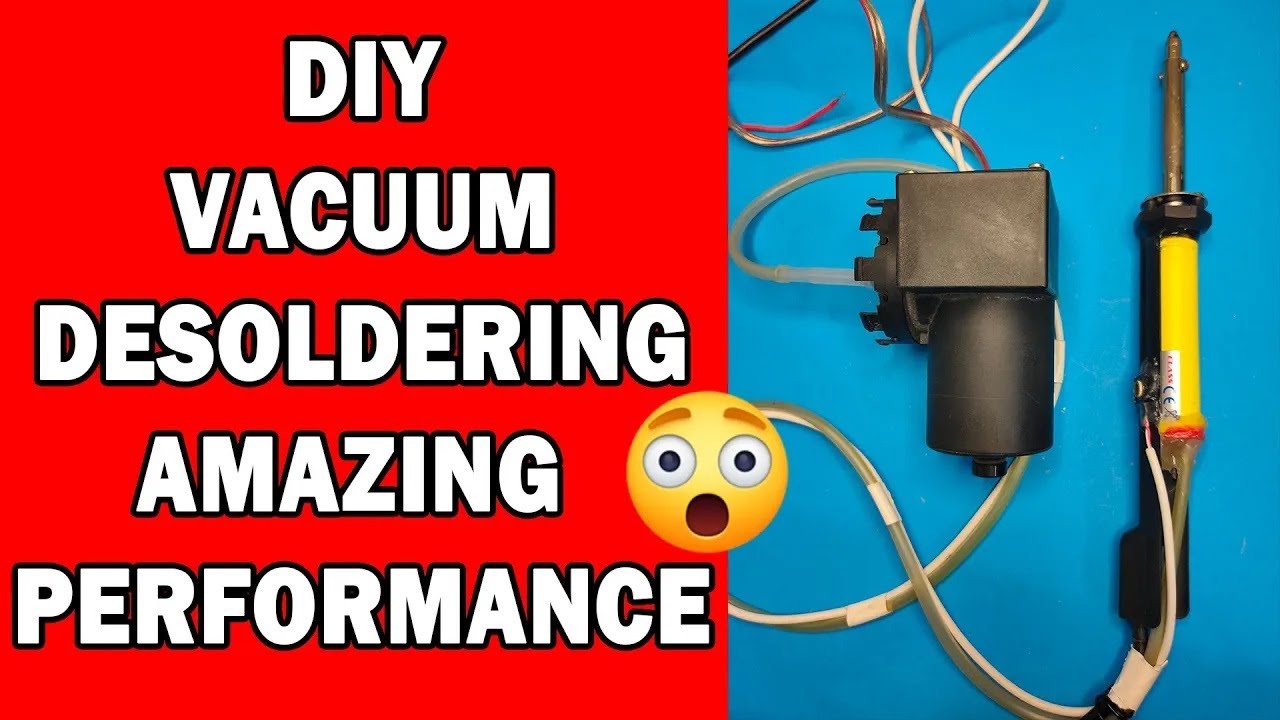 Vakumlu havya nasıl yapılır? muhteşem performas! How to make a vacuum desoldering iron?
