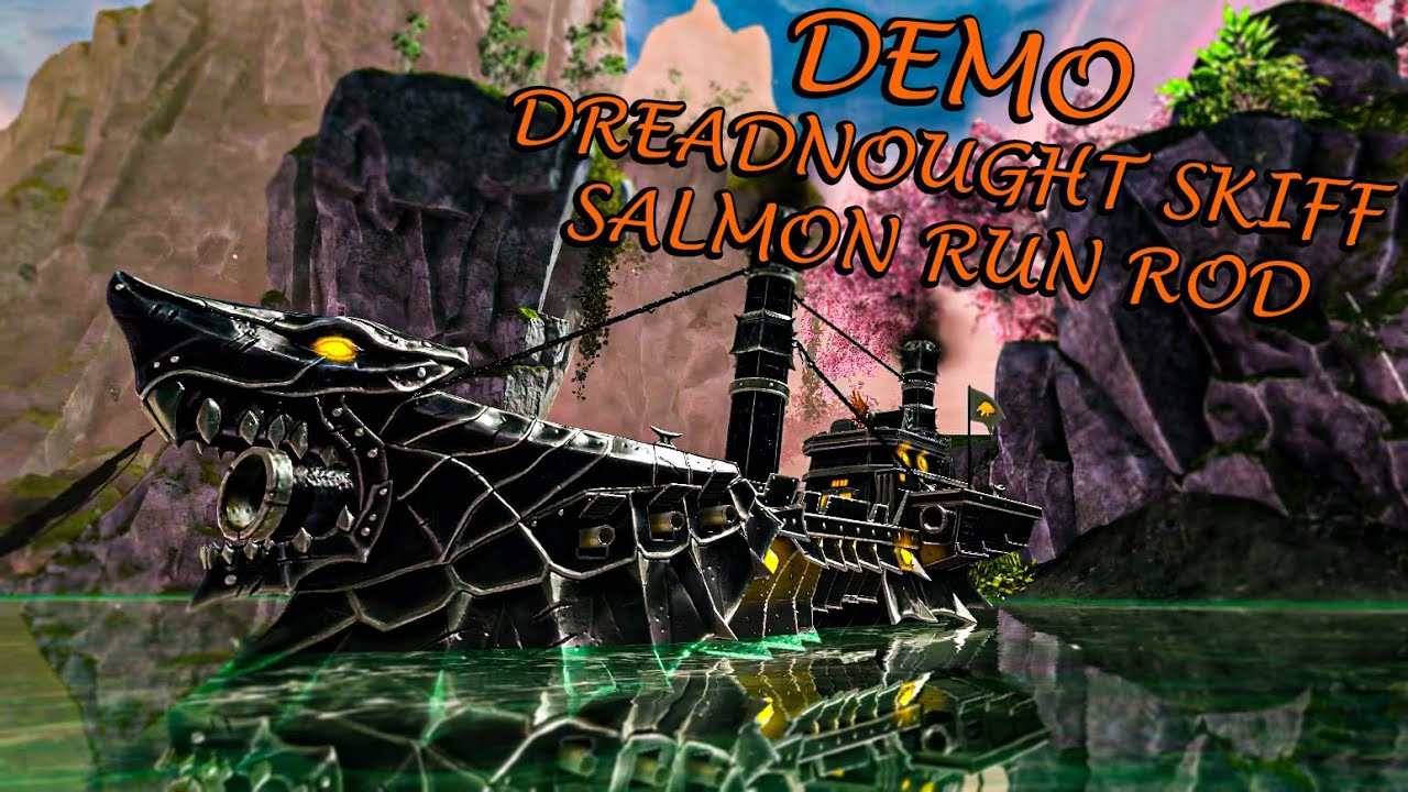 Guild Wars 2 - Демонстрация лодок Dreadnought Skiff и Salmon Run Rod!