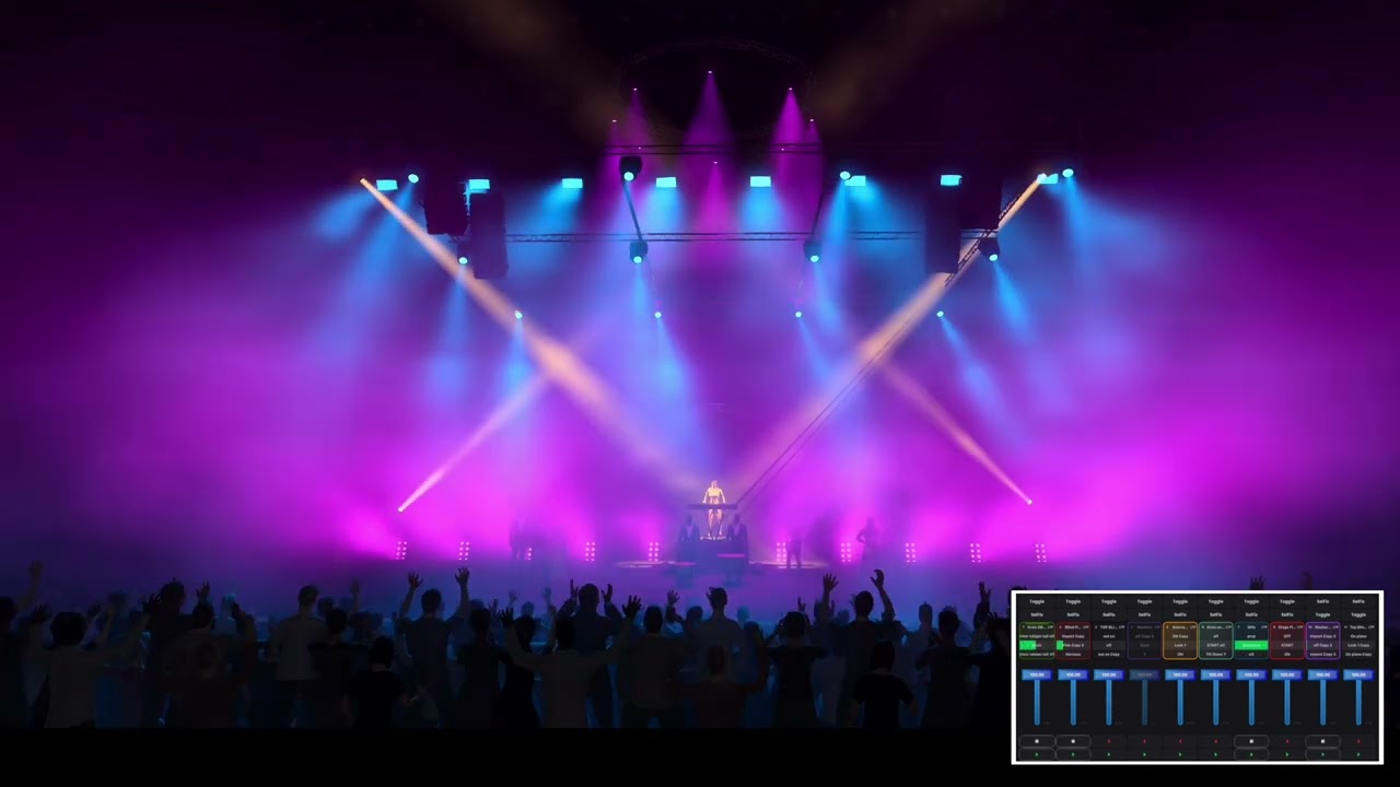 Timecoded Light Show - Blackout Lighting Console