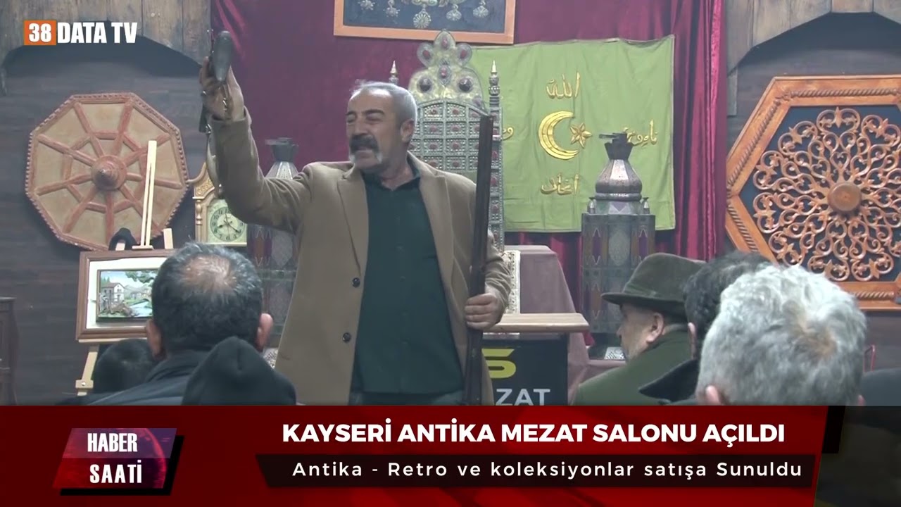 Kayseri'de Antika Mezatı Yapıldı