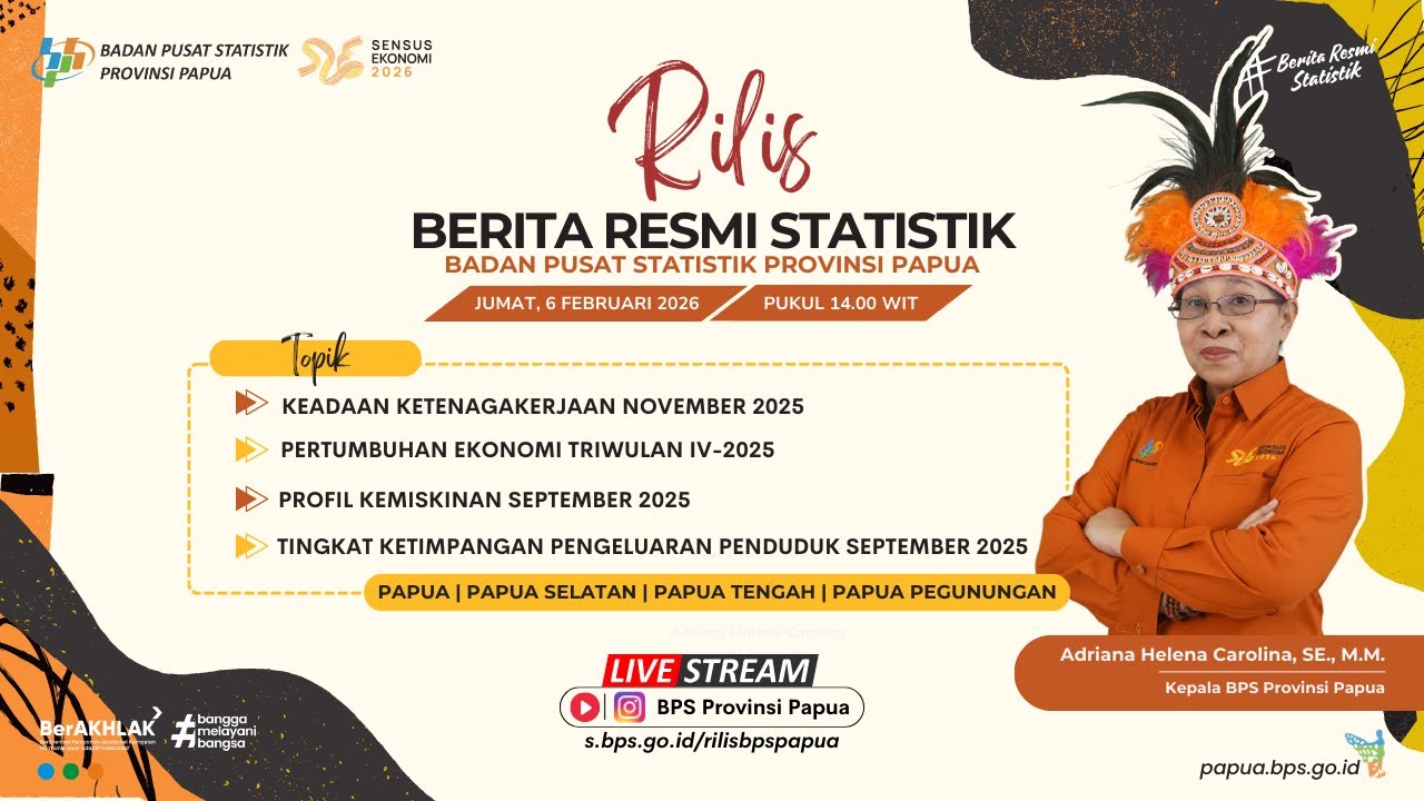 Rilis Berita Resmi Statistik - 6 Februari 2026