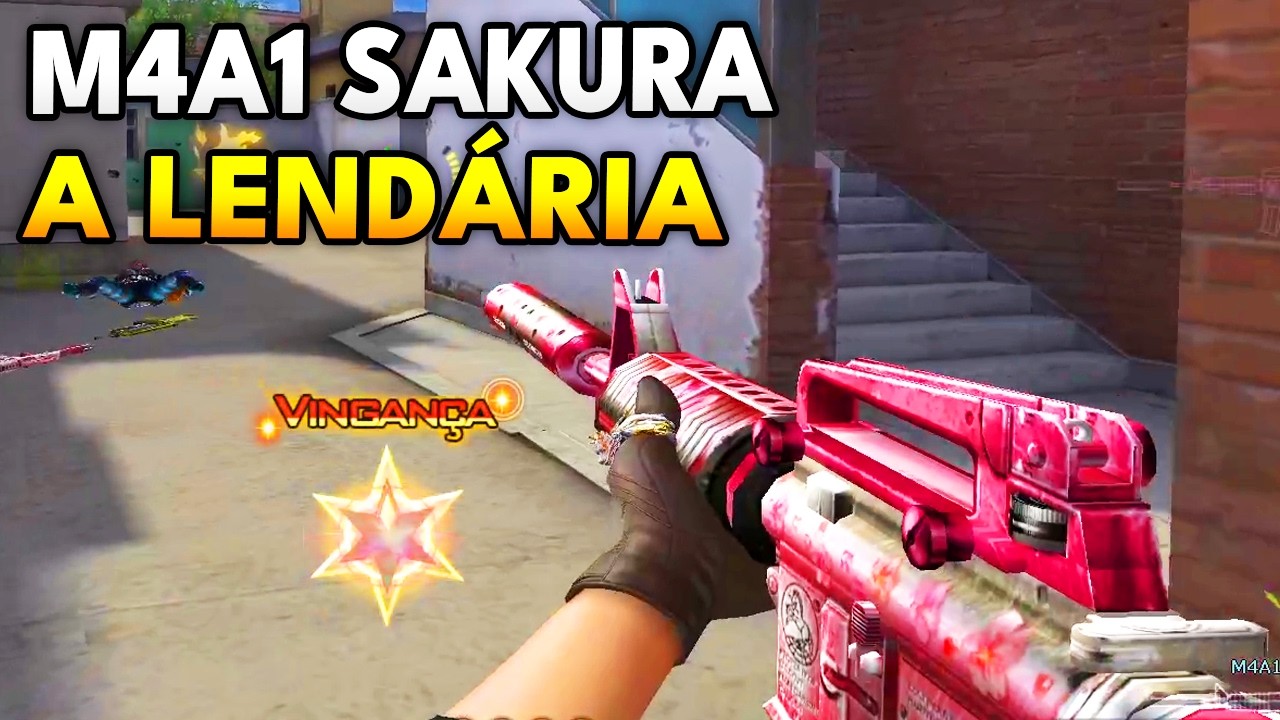 JOGUEI COM A LENDÁRIA M4A1 SAKURA!! (CROSSFIRE BRASIL)