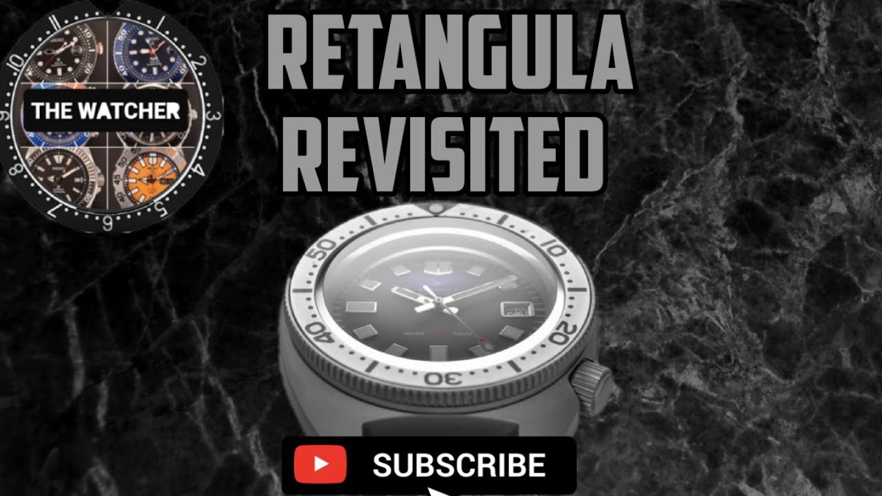 ⭐Retangula Revisited⭐ ◇ Another look at the retangula 6105-8000 homage in Grey | The Watcher