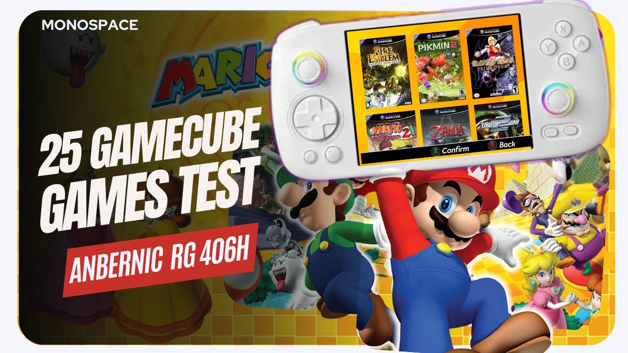 25 Gamecube Games Test | Anbernic RG406H