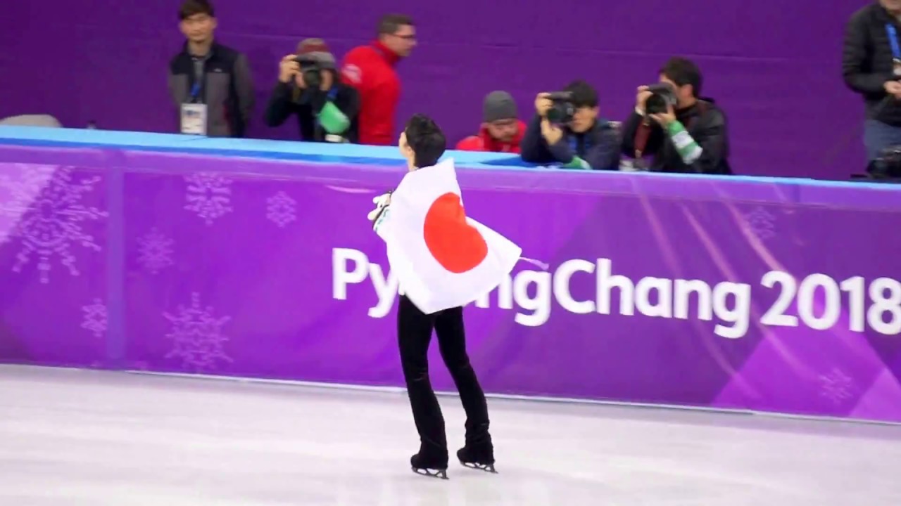 PyeongChang Olympic　Men VENUE Ceremony  Yuzuru Hanyu
