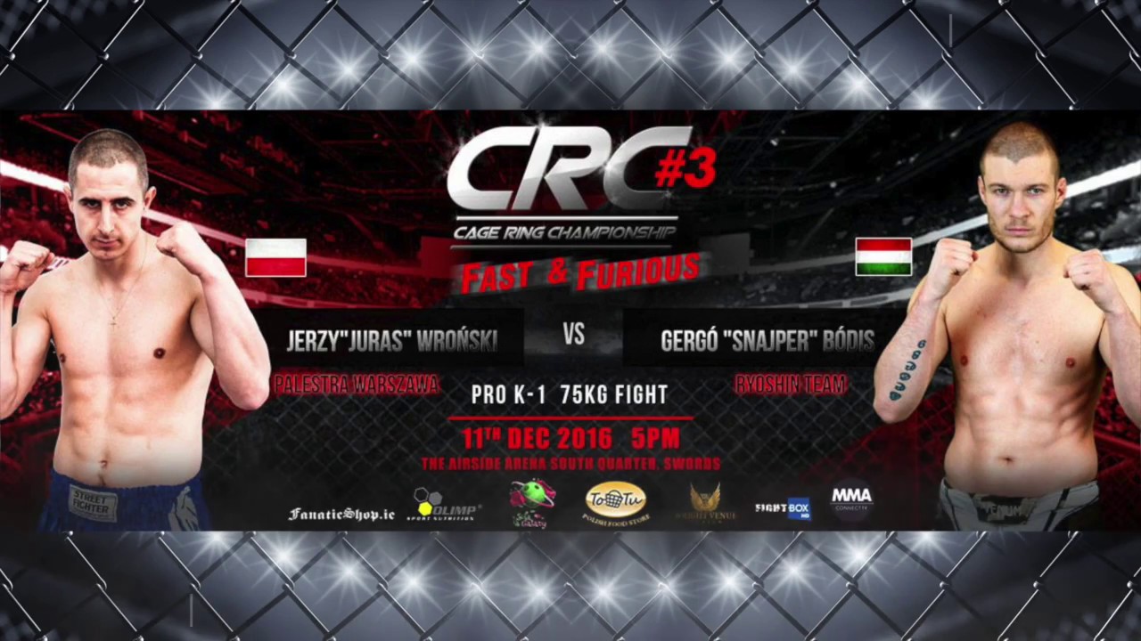 CRC#3 Pro K-1 75kg fight Jerzy 