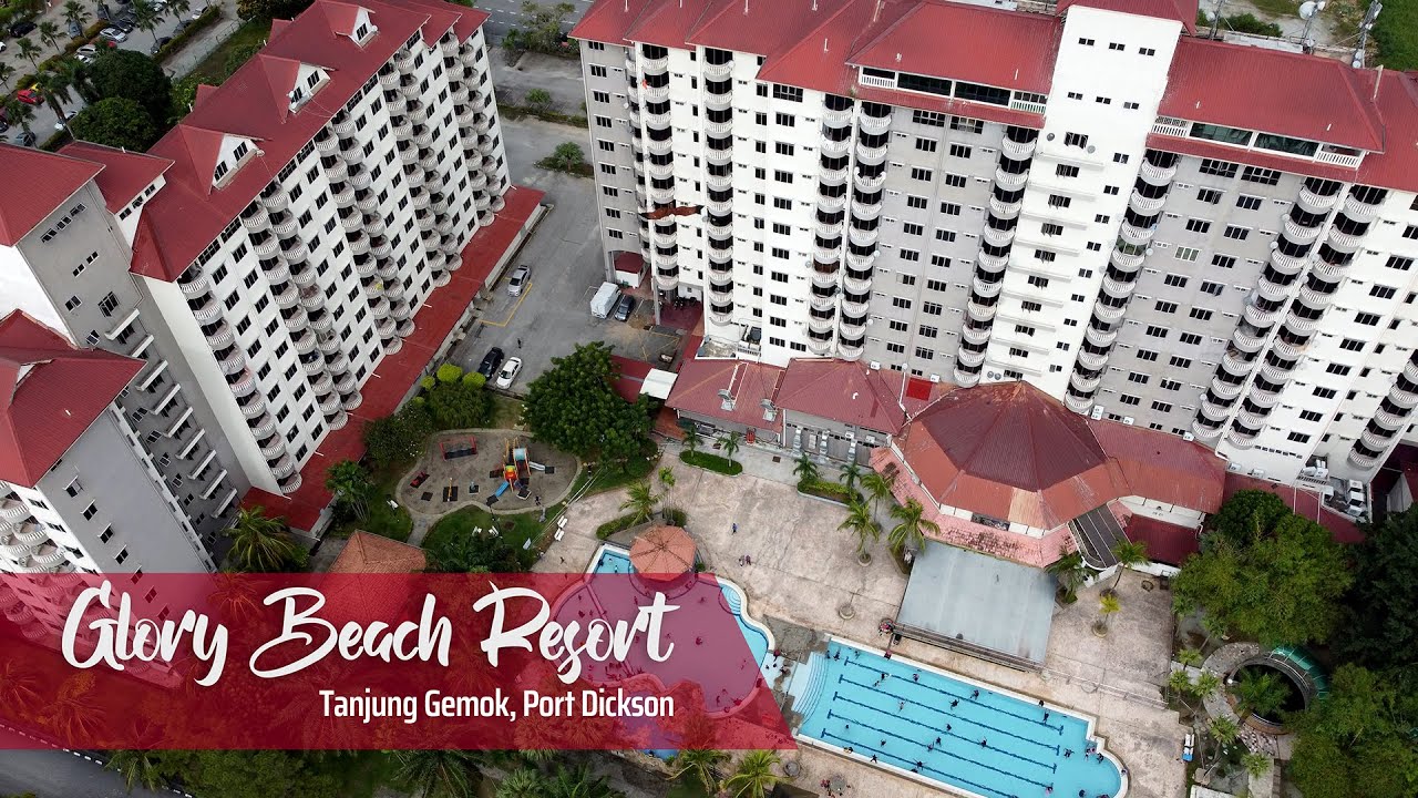 Glory Beach Resort, Tanjung Gemok, Port Dickson, Negeri Sembilan, MALAYSIA (4k Video)