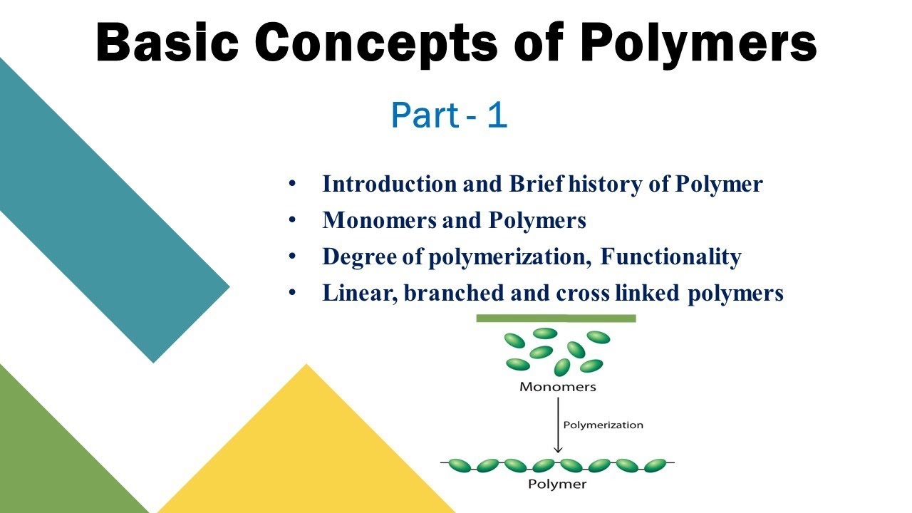 Basic Concepts of Polymers (Part-1) || UG PaathShaala