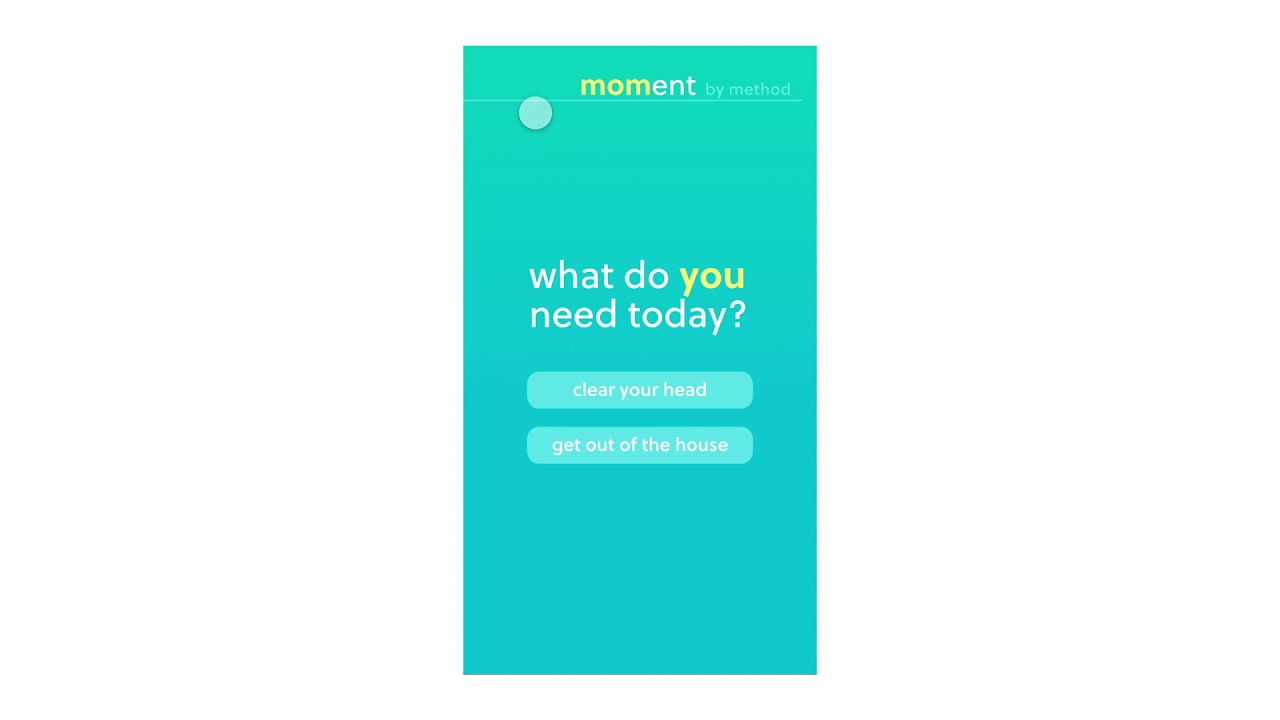 MOMent App Walkthrough