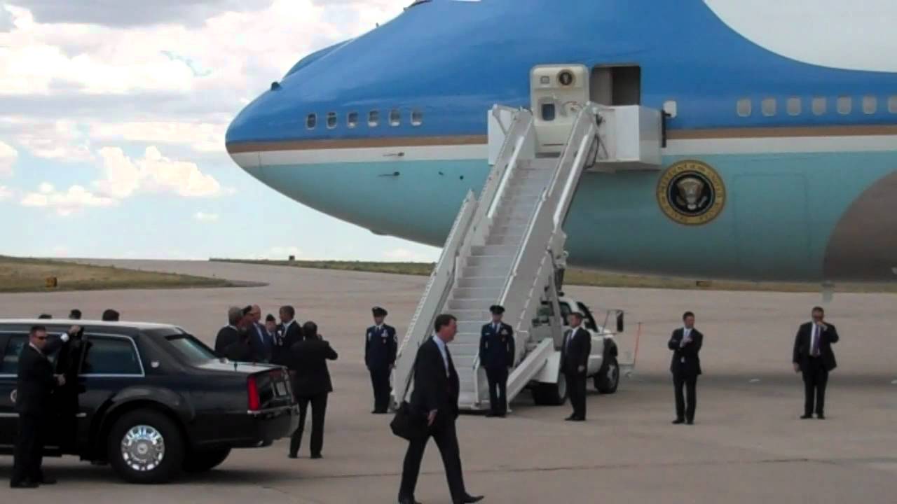 President Obama Arrives in Aurora, Colorado on Air Force One, 7.22.12