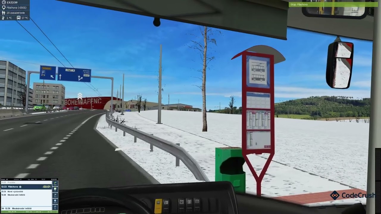 Simt Simulator lina 42 (12) Univerzita-Letiště-Univerzita