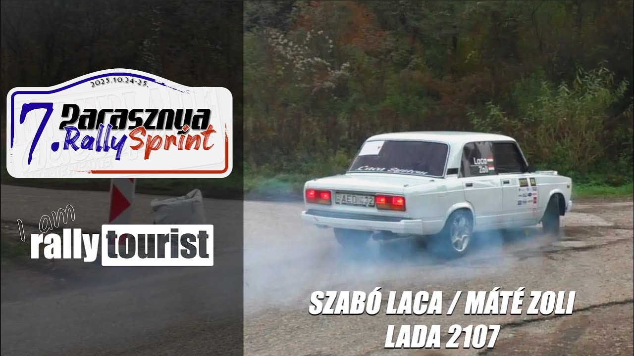LACA MOMENTS | SZABÓ LACA / MÁTÉ ZOLI - LADA 2107 | 7. Parasznya Rally Sprint 2025.