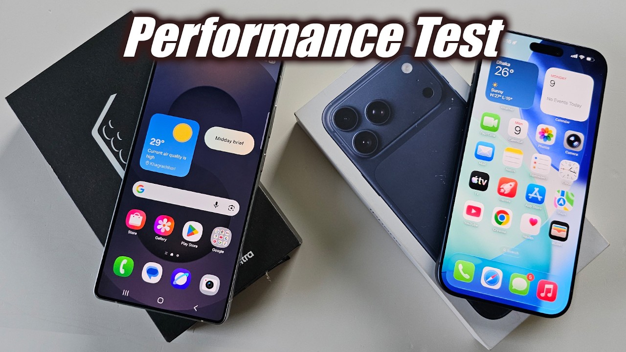 iPhone 17 Pro Max vs Samsung S25 ultra Speed Test