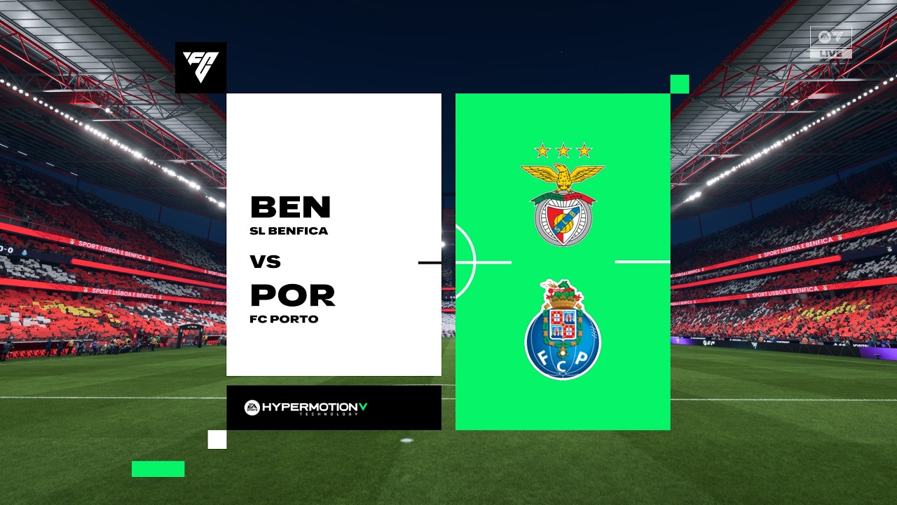 FC 26 | Benfica vs FC Porto Liga Portugal 2025/26 - Full Gameplay PS5™ [4K HDR]