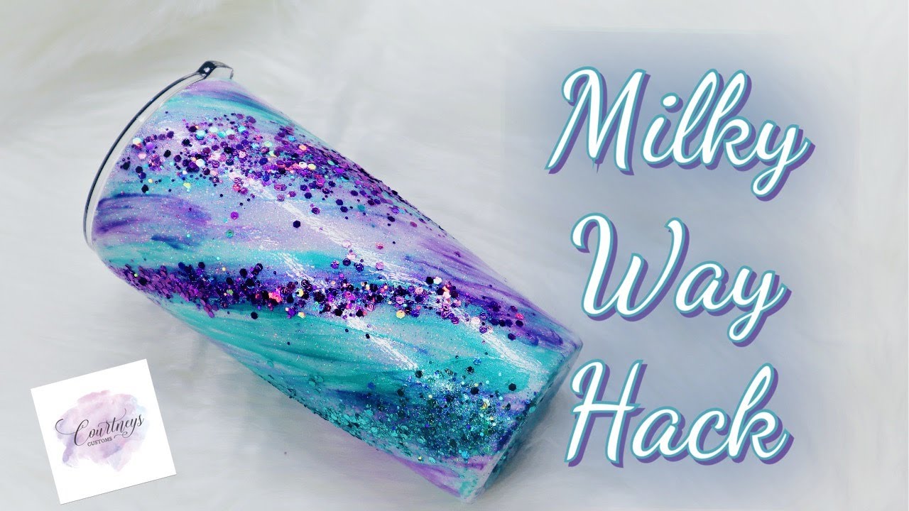 Milky Way Tumbler Tutorial | HACK | Arteza Mica Powders