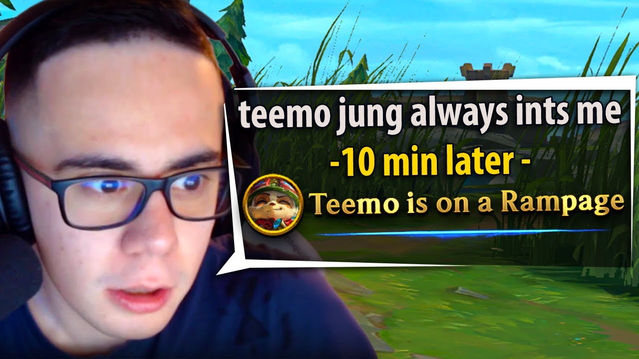 HOW I CARRIED TFBLADE ON TEEMO JUNGLE (he hates me 😢)