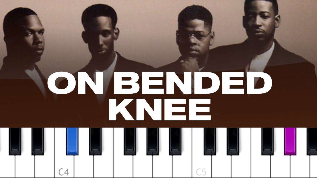 Boyz II Men - On Bended Knee (piano tutorial)