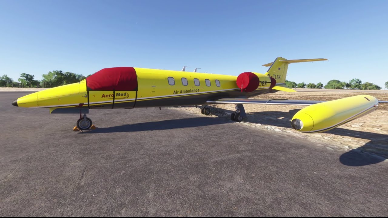 Flysimware Learjet 35A Sneak Peek for MSFS 2024