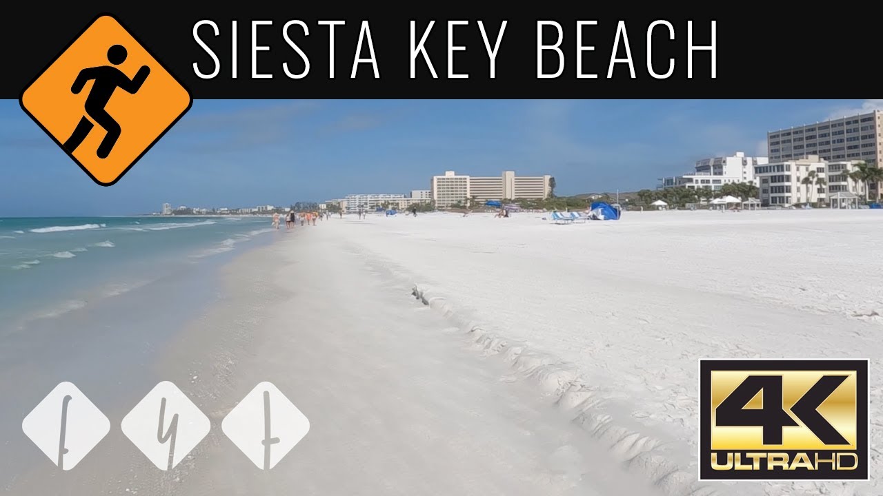 Virtual Treadmill Run - Siesta Key Beach in Sarasota Florida