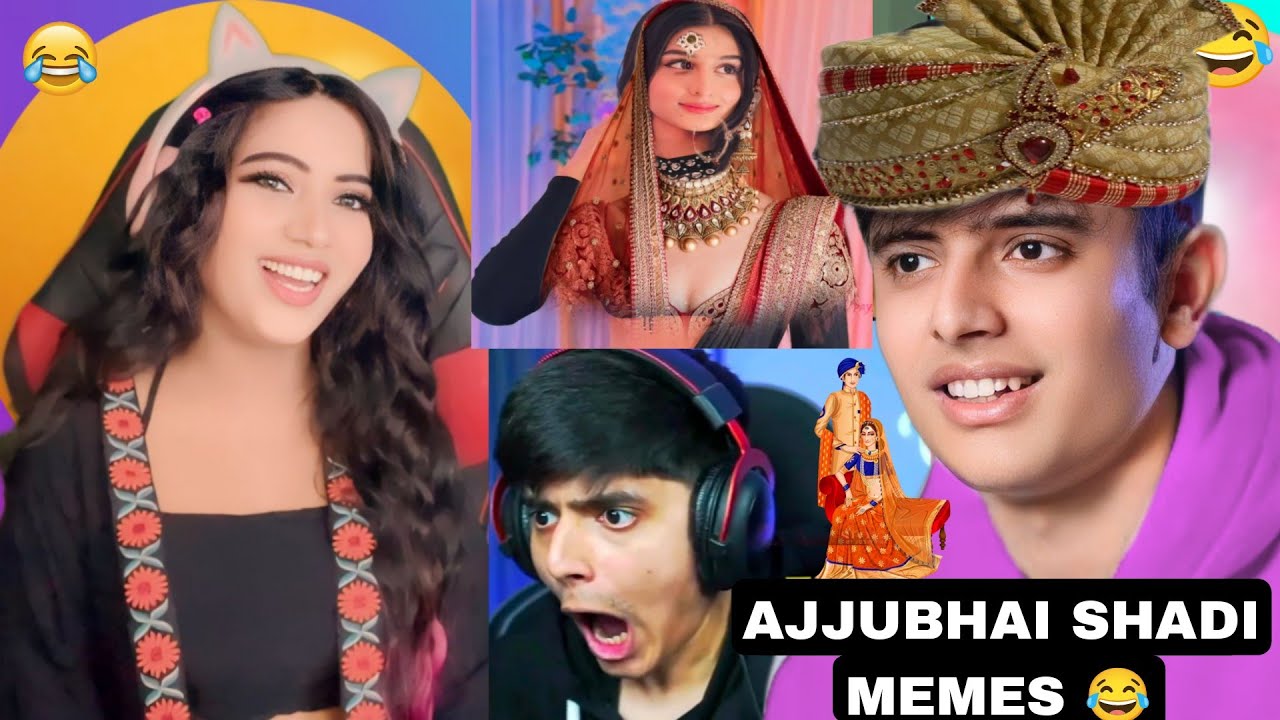 AJJUBHAI BHAI SHADI 😂 MEMES REACTION FT SAVAGE QUEEN ARIANA MOST FUNNY VIDEO TOTAL GAMING NEW VIDEO