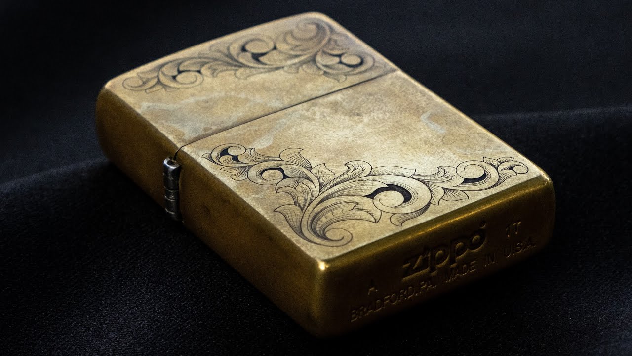 Hand Engraved Zippo Lighter