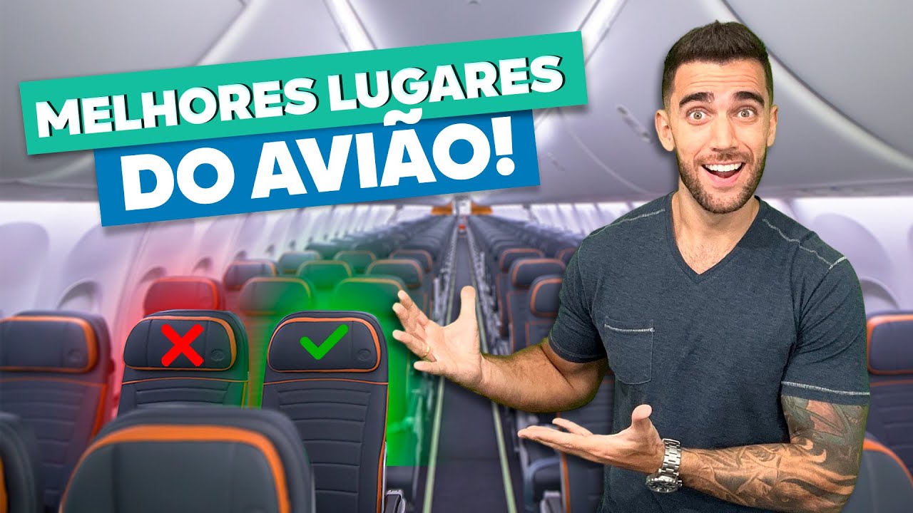 Viaje nos MELHORES lugares do AVIÃO! Como escolher o melhor assento? Dicas incríveis!
