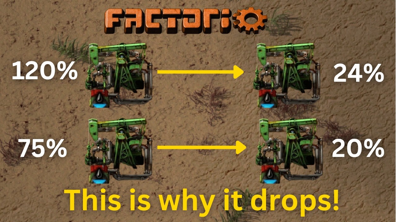 Stop WASTING crude OIL in Factorio!