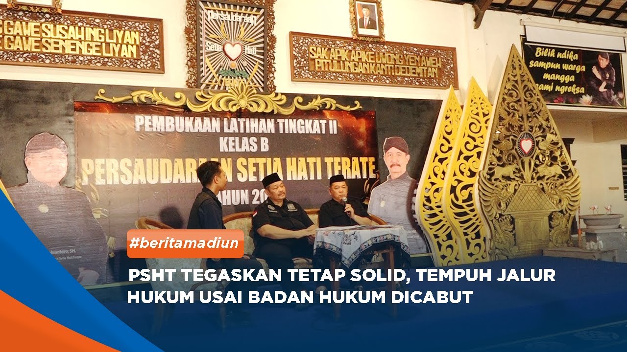 MADIUN - PSHT Tegaskan Tetap Solid, Tempuh Jalur Hukum Usai Badan Hukum Dicabut