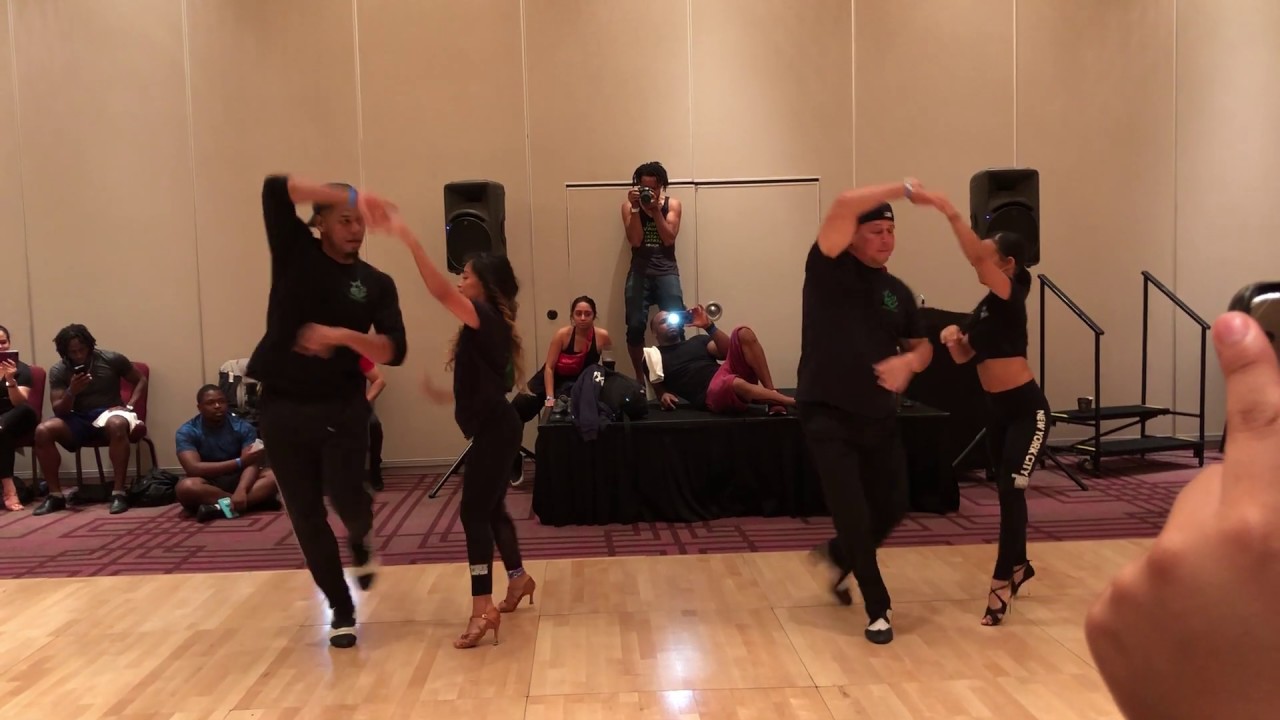 Yamulee dance company Advanced Pattern and shines On2 workshop With music - TSBF2018