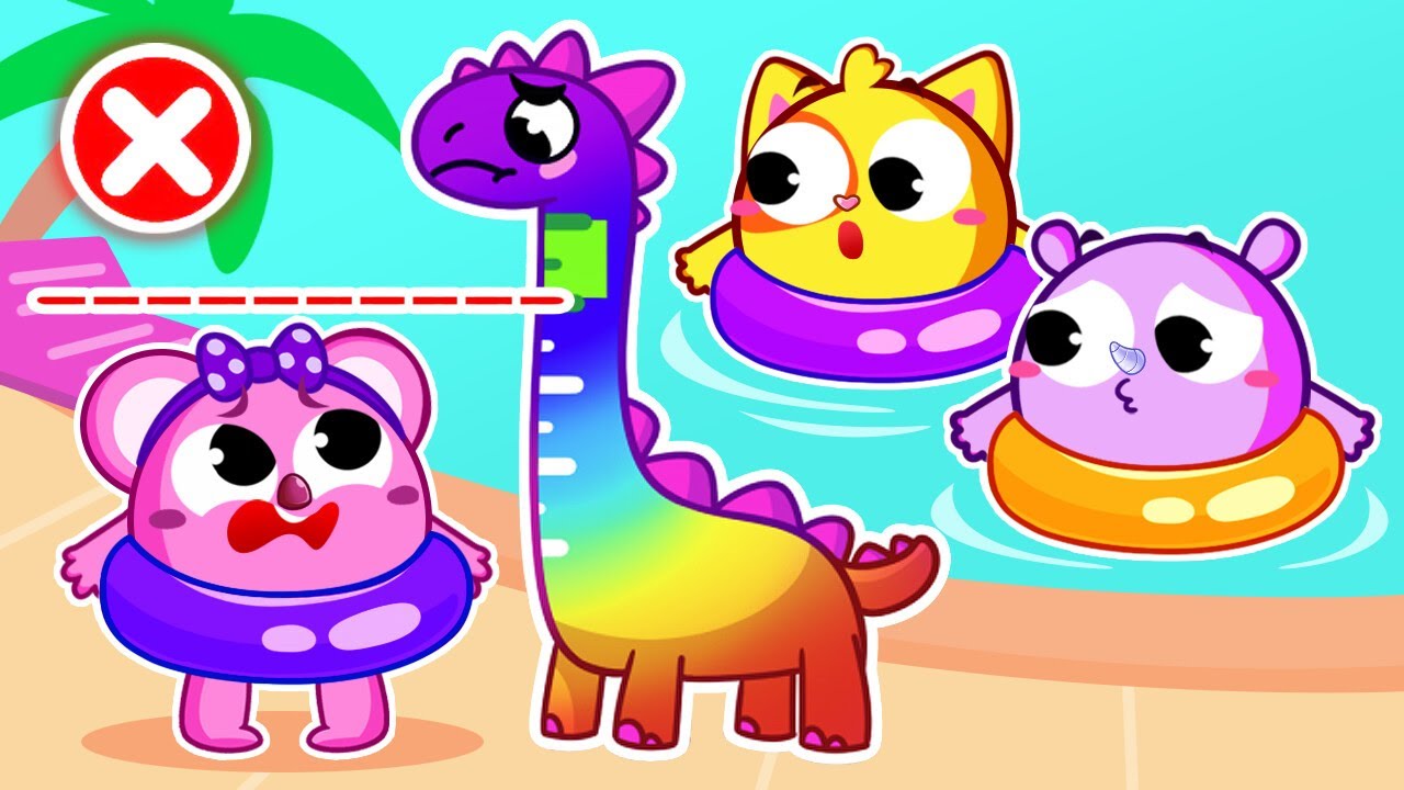 Safety Rules In The Pool for Baby | Funny Song For Kids & Nursery Rhymes by Toddler Zoo Yay!
