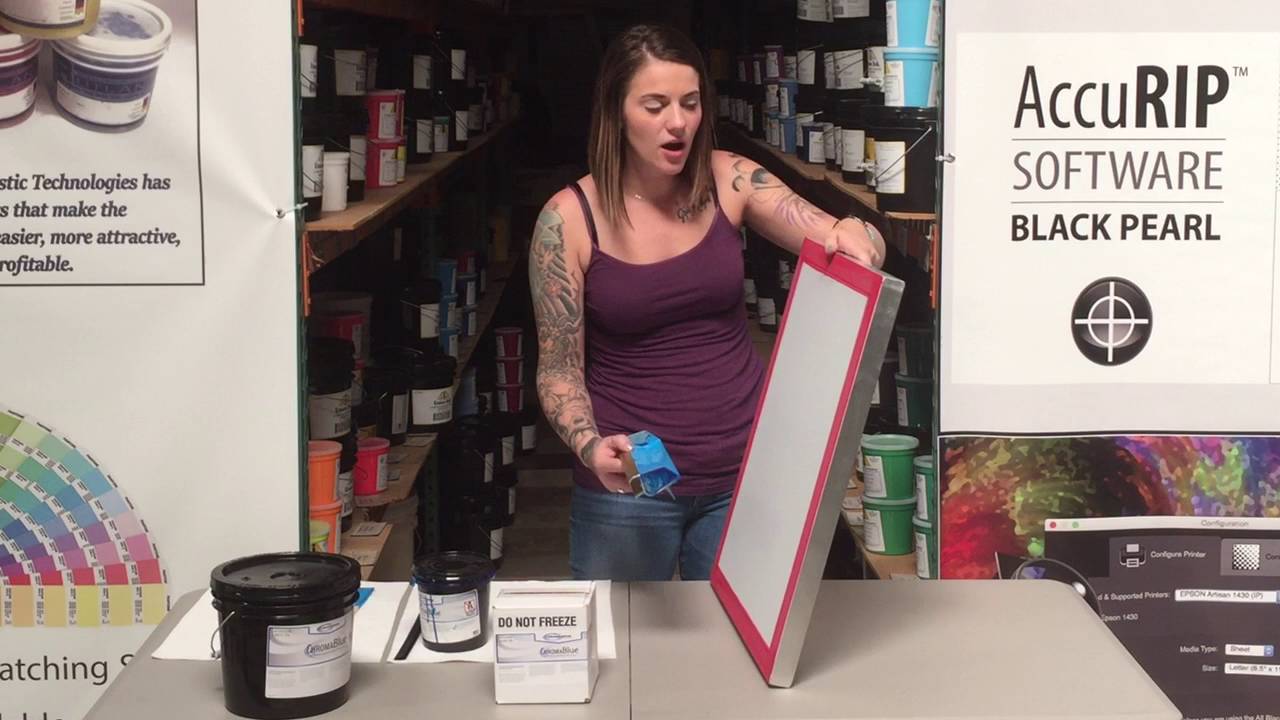 How To Coat a Screen - Screen Printing