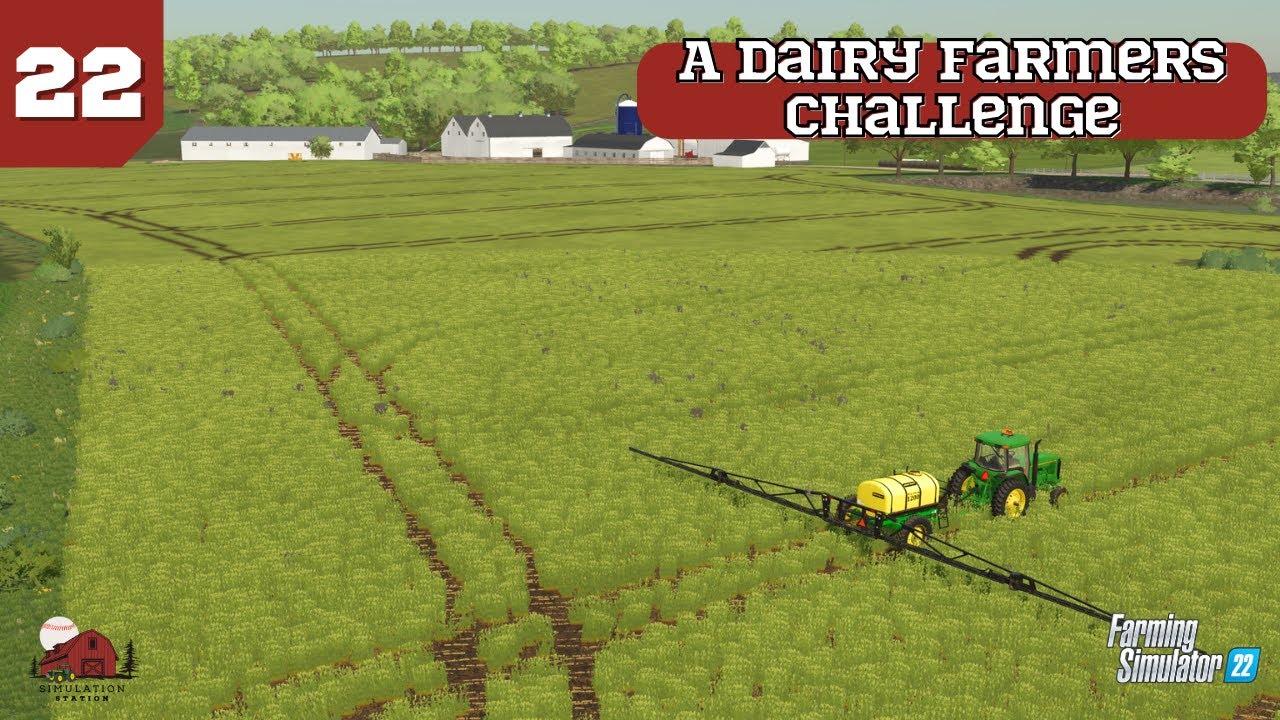 TOP DRESSING / PEN CLEANING - A Dairy Farmers Challenge - Ep. 22 - Ashton Corners - Time-Lapse