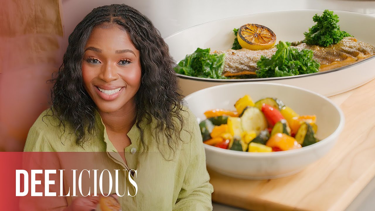 Filet de truite et légumes grillés - L'onction pour la mission - DEElicious avec Dena Mwana -REDIFF