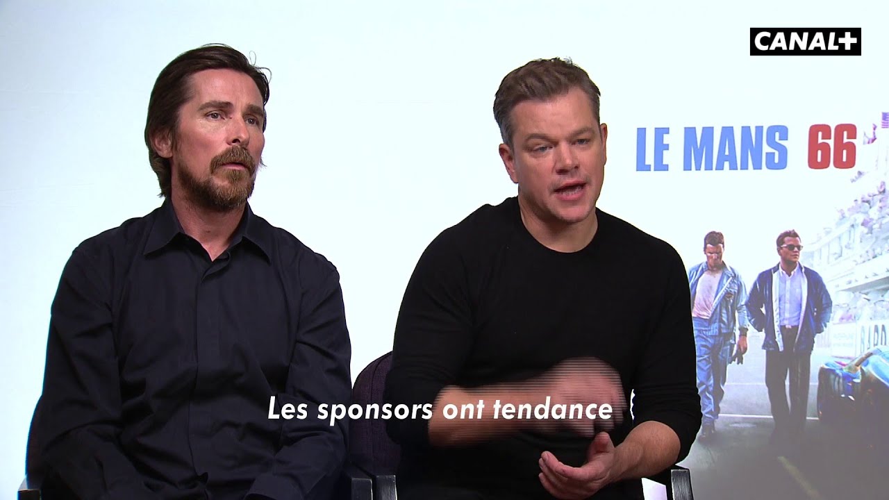 Le Mans 66 - Souvenirs de tournage cinéma par Christian Bale et Matt Damon