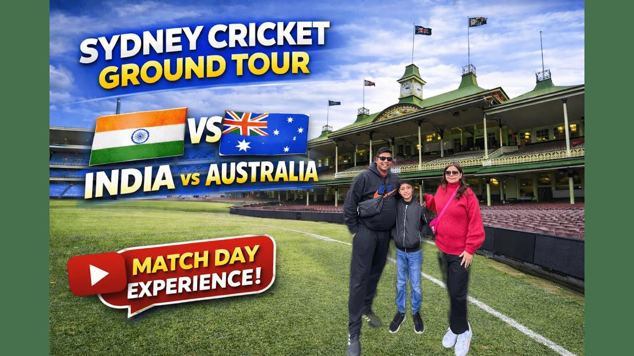 Sydney Cricket Ground Mein Sapna Pura Hua! 🇮🇳 vs 🇦🇺 SCG Tour!