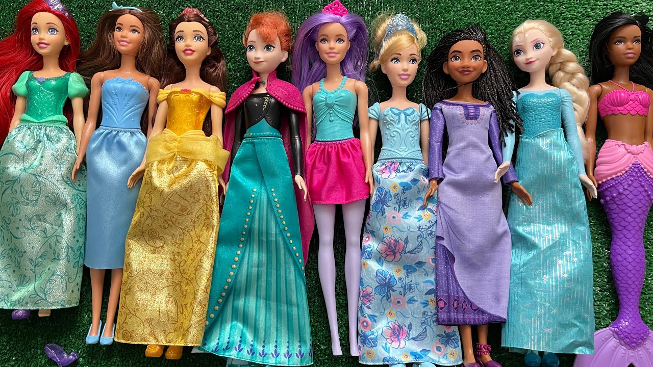 Satisfying with Unboxing & Review Disney Princess Frozen ELSA & Jasmine Toys! ASMR Relaxing