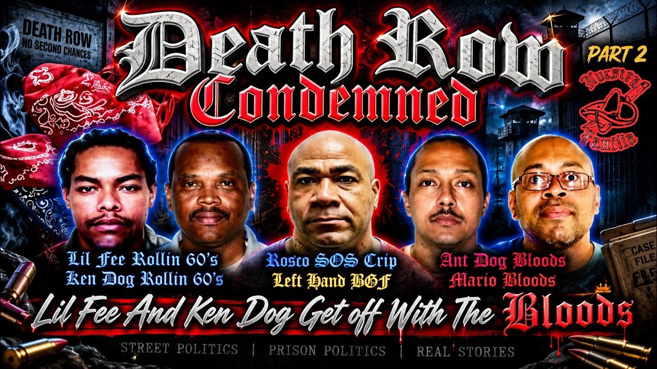 Part 2: Lil Fee and Ken Dog from the Rollin 60s get packed out by 8 Bloods on the row.