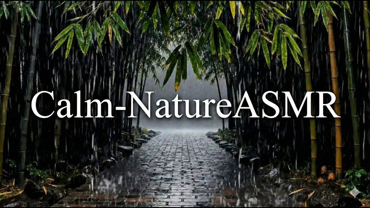 Live Rainstorm on a Rural Road | Relaxing ASMR Ambience