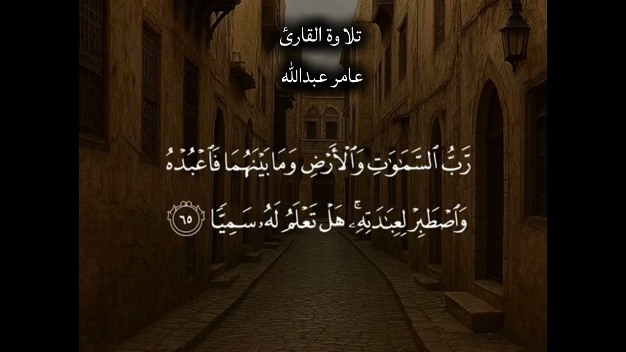 #تلاوة_خاشعة #صلاة_التراويح.. من سورت (مريم) القارئ الشيخ عامر عبدالله.