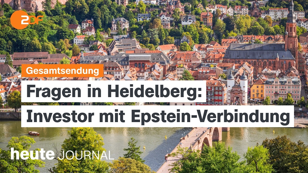 heute journal vom 25.02.2026 Kanzler Merz in China, Epstein-Verbindungen nach Deutschland