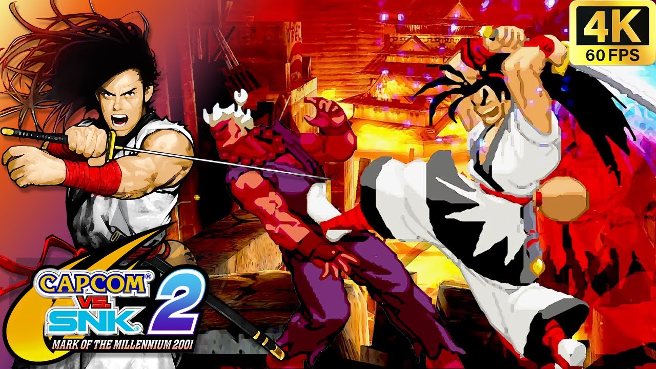 Capcom vs. SNK 2 (2001 / Dreamcast)｜Haohmaru｜UHD 4K 60FPS