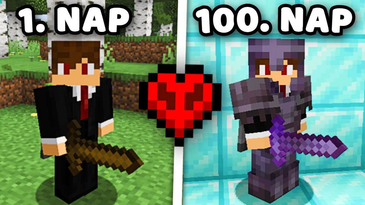 T&Uacute;L&Eacute;LEK 100 NAPOT HARDCORE MINECRAFTBAN?!