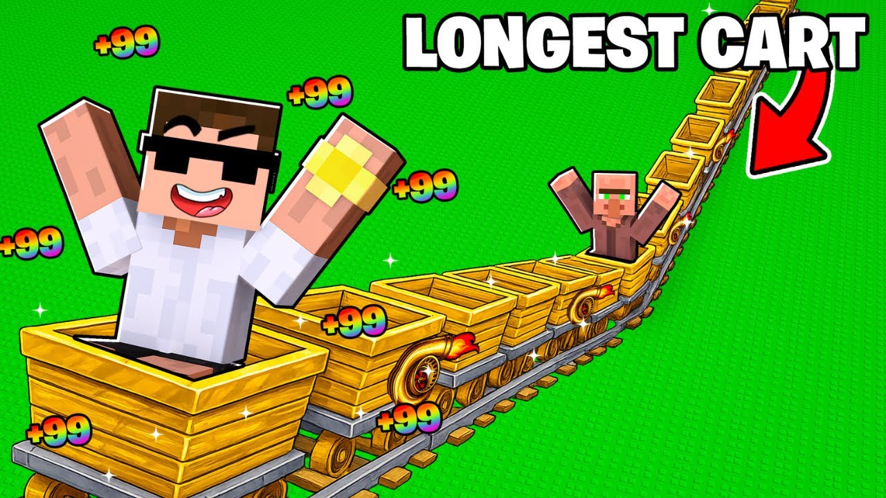 I Built the FASTEST and LONGEST CART in Roblox...