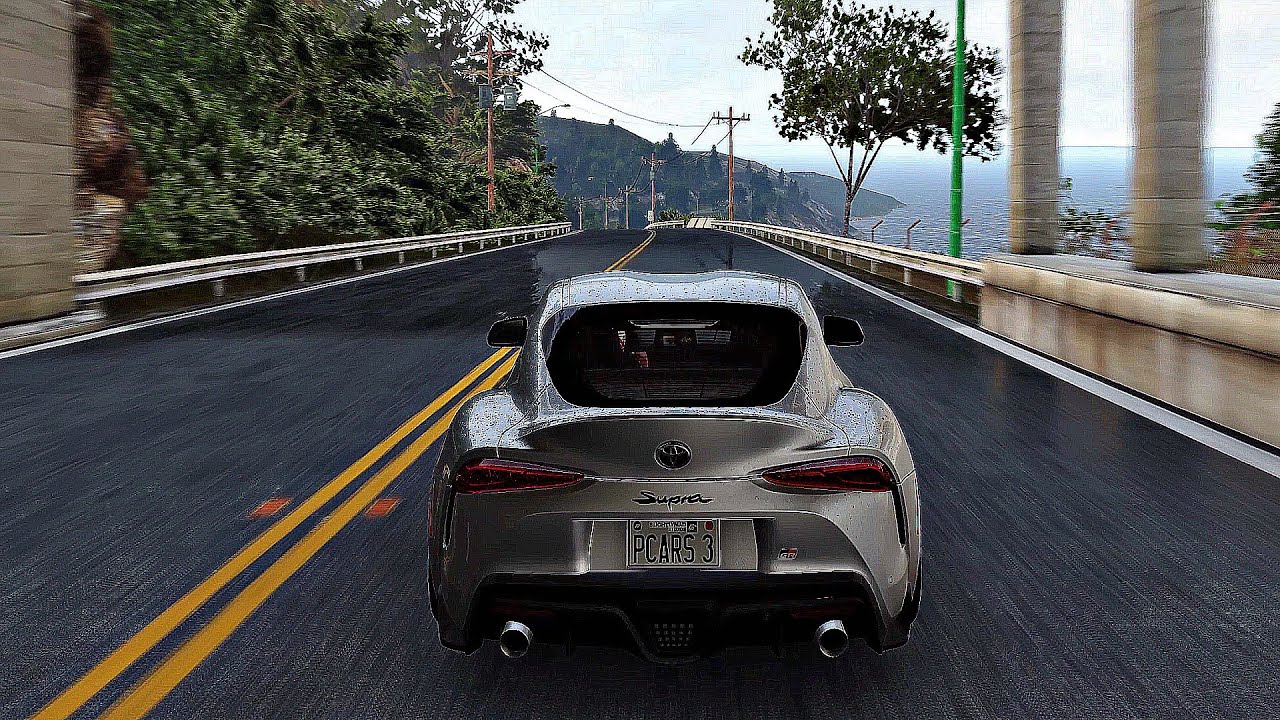 Project CARS 3 - Gameplay Toyota GR Supra 2020 @ California Highway [4K 60FPS ULTRA]
