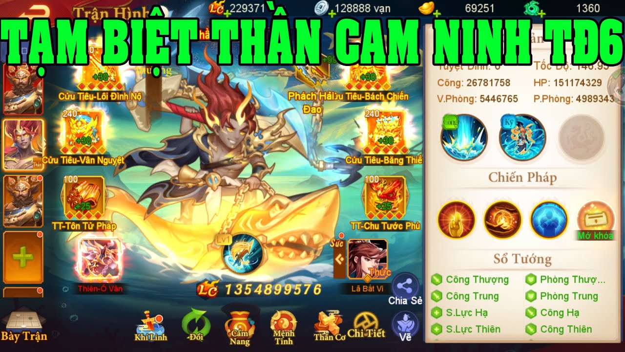 Danh Tướng 3Q Tạm Biệt Thần Cam Ninh Tuyệt Đỉnh TĐ6