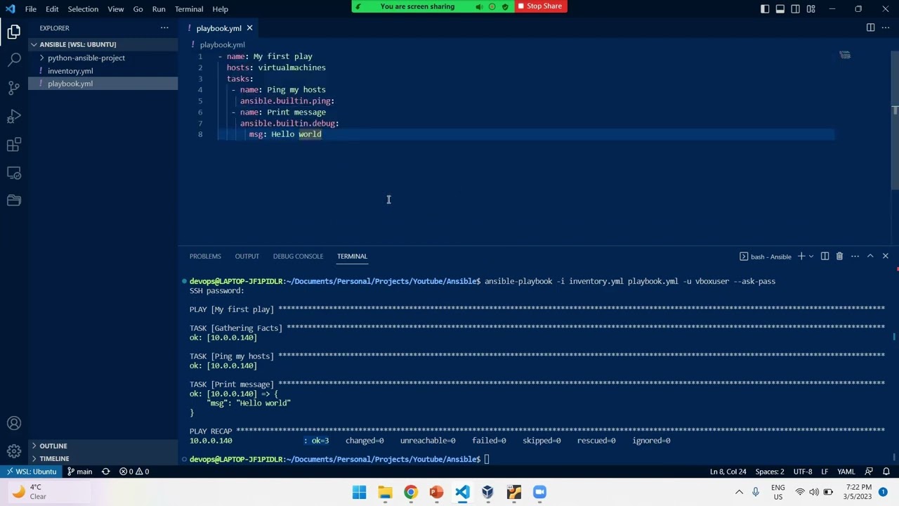 Python Programming in Ansible Project Part - 1