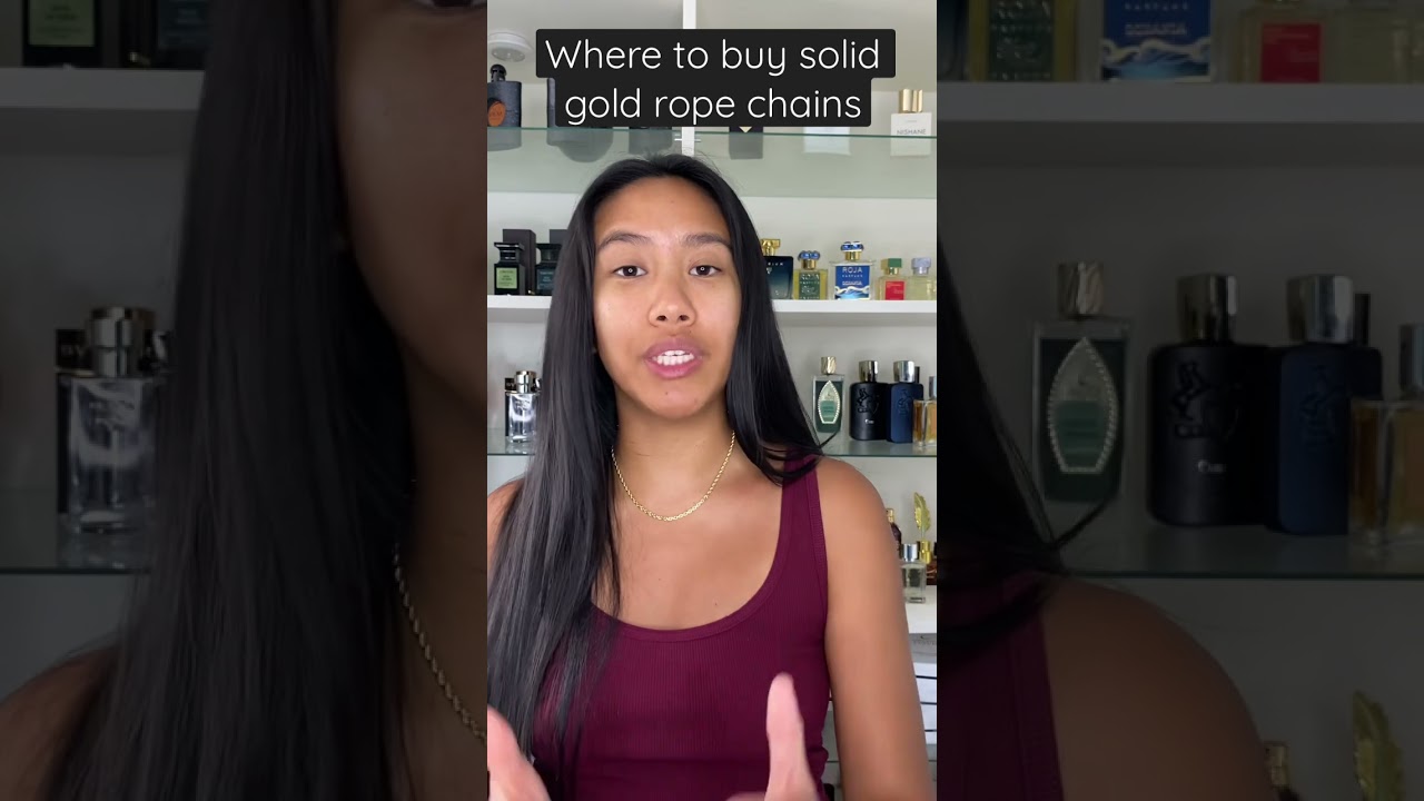 Where to buy solid gold rope chains